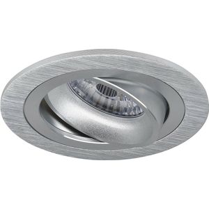 LED inbouwspot Cliff -Rond Chrome -Warm Wit -Dimbaar -4W -Philips LED