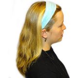 Haarband Turquoise met Glitter
