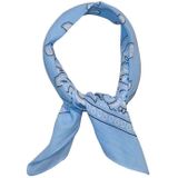 Bandana / Kleine Sjaal Baby Blauw - Wit