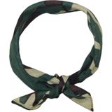 Bandana / Kleine Sjaal Leger Camouflage Print