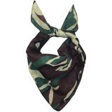 Bandana / Kleine Sjaal Leger Camouflage Print