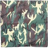 Bandana / Kleine Sjaal Leger Camouflage Print