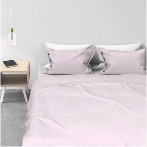 Kayori - Nikko - Dekbedovertrek - Zachtroze - 200 x 200 / 220 cm - 2-Persoons