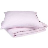 Kayori - Nikko - Dekbedovertrek - Zachtroze - 260 x 200 / 220 cm - Inclusief Kussenslopen