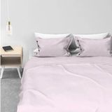 Kayori - Nikko - Dekbedovertrek - Zachtroze - 260 x 200 / 220 cm - Inclusief Kussenslopen