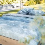 Kayori - Ichiya - Dekbedovertrek - Grijs Groen - Katoen Wafel