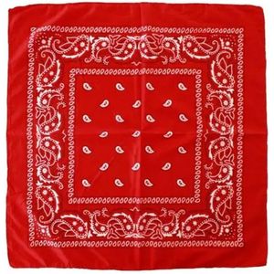 Boerenzakdoek rood – 1 luxe zakdoek – 55x55 cm - Trots op de boer - Bandana - Boerenprotest