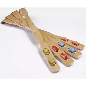 Rugkrabber bamboe XXL - cadeau - Hout – Ruggenkrabber - 46 cm – Dode huid verwijderen – Anti stress – Anti jeuk – Massage - Massage apparaat