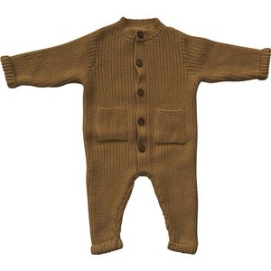 Witlof for Kids - Boxpakje gebreid - Maat 62/68 - Olijf