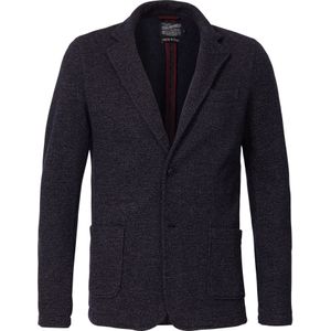 Petrol Industries - Casual Colbert - Heren - Blauw - Katoen