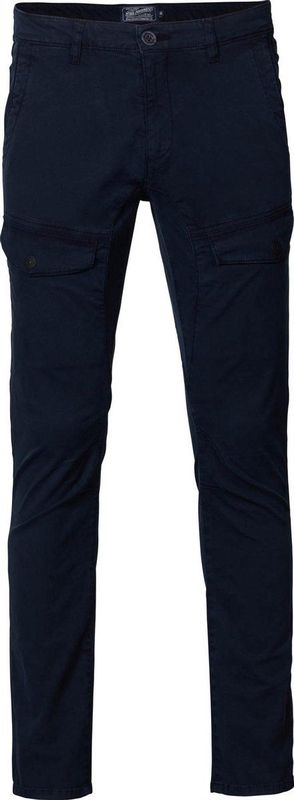 Petrol Industries - Cargo Chino - Donker Blauw - Slim Fit - 98% Katoen, 2% Elastaan