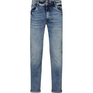 Petrol Industries - Heren Ransom Regular Tapered Fit Jeans - Blauw