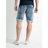 Petrol Industries - Summer Denim Shorts - Blauw - Korte Spijkerbroeken - Comfortabel Joggjeans