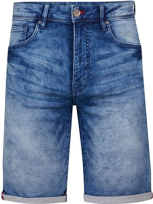 Petrol Industries - Summer Denim Shorts - Blauw - Korte Spijkerbroeken - Comfortabel Joggjeans