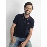 Petrol Industries - Klassieke Polo - Blauw - Katoen