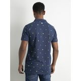 Petrol Industries - Palmtree Polo - Blauw - 100% Katoen