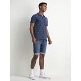 Petrol Industries - Palmtree Polo - Blauw - 100% Katoen