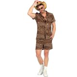 Wilbers - Duo Festivalset - Feestoutfit - Pantherprint - Zachte Stof - Tweedelig