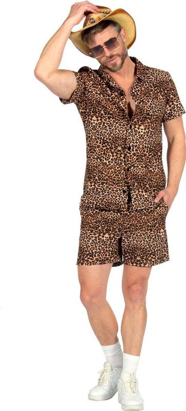 Wilbers - Duo Festivalset - Feestoutfit - Pantherprint - Zachte Stof - Tweedelig