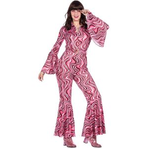 70's Catsuit - Roze - Carnavalskostuum
