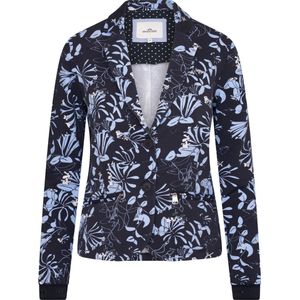HV Society - HVSALBA - Sweat Blazer - Zacht Tintje - Zomerse Print