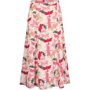 Rok - Bedrukt - Viscose - Gevoerd