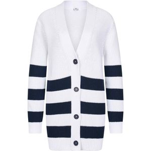 HV Society - HVSFABIENNE - Gebreide Cardigan - Gestreept - V-vormige Halslijn