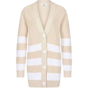 HV Society - HVSFabienne - Gebreide Cardigan - Gestreept - Katoen Acrylaat Mix