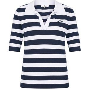 HV Society - HVSNICOLE - Gebreide Top - Gestreept - Halflange Mouwen