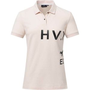 HV Polo - Sportshirt - Ivoor - Katoen, Elastaan - Vergrote Print