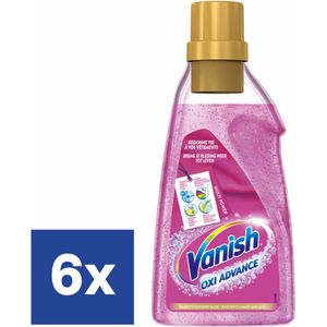 Vanish Oxi Advance Gel Pink Gold Multi Power - 6 x 750 ml