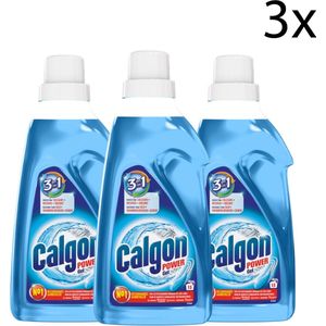 Calgon 3 in 1 Power Gel Wasmachine Reiniger en Anti kalk - 750 ml x3