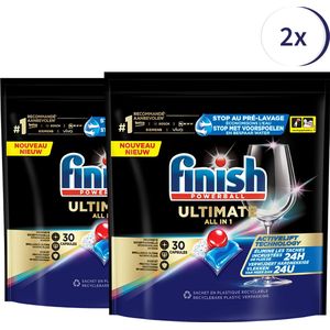 Finish Ultimate Regular Vaatwastabletten - 30 Stuks x2