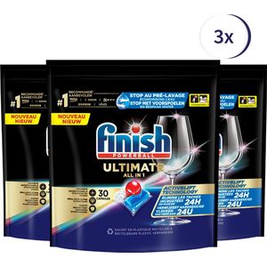 Finish Ultimate Regular Vaatwastabletten - 30 Stuks x3