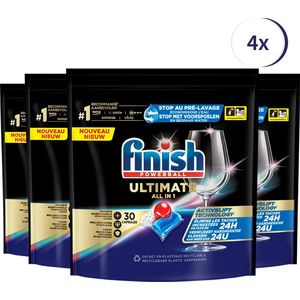 Finish Ultimate Regular Vaatwastabletten - 30 Stuks x4