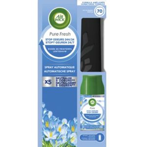 Air Wick Freshmatic Automatische Spray Luchtverfrisser - Pure Fresh Lentedauw - Starterkit - 250 ml