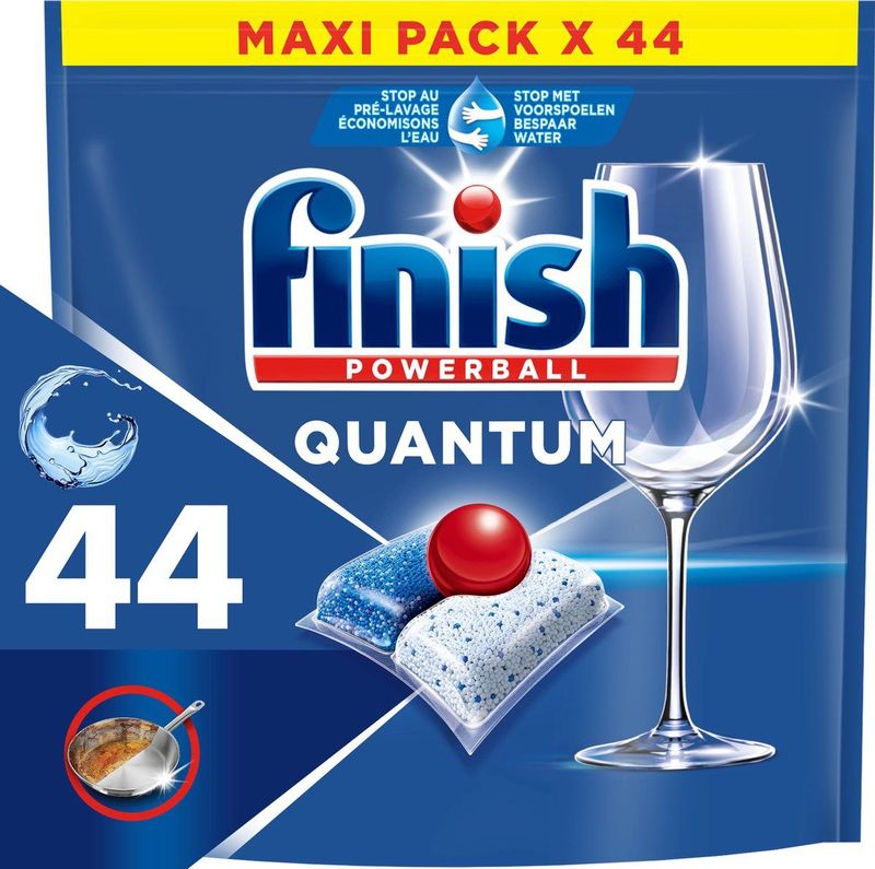 Finish Quantum All in One Regular Vaatwastabletten - 44 Capsules