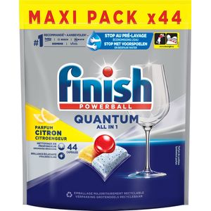 Finish Quantum All-in-1 vaatwastabletten Lemon (44 vaatwastabletten)