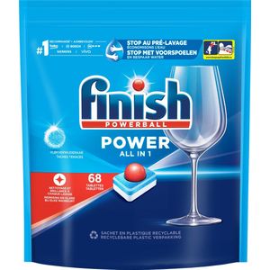 Finish Power All in One Vlekverwijderaar Vaatwastabletten - 68 Stuks