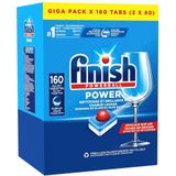 Finish Power All-in-1 vaatwastabletten Regular (160 vaatwasbeurten)