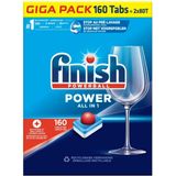 Finish Power All-in-1 vaatwastabletten Regular (160 vaatwasbeurten)