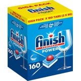 Finish Power All in One Regular Vaatwastabletten - 160 Stuks - halfjaarbox