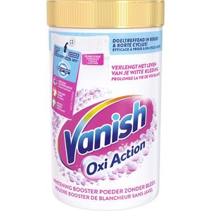 Vanish Oxi Action Wasbooster Poeder - Vlekverwijderaar voor Witte Was - 1,5 kg