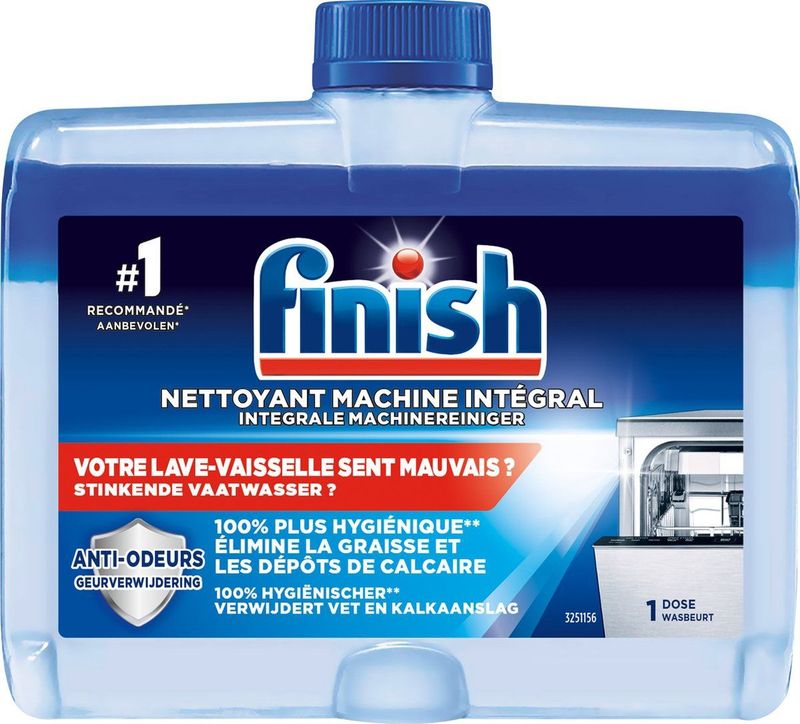 Finish - Regular Integrale Vaatwasmachinereiniger - Blauw - 250ml