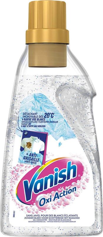 Vanish Oxi Action Wasbooster Gel - Vlekverwijderaar voor Witte Was - 1,5L