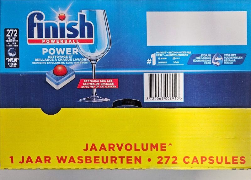Finish powerball all in one vaatwastabletten 272 stuks