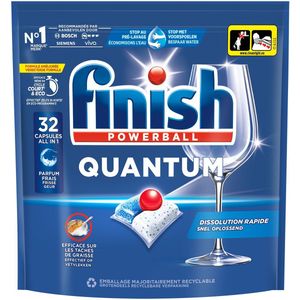 Finish - Quantum Infinity Shine - Vaatwastabletten - Regular - 32 Tabletten