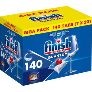 Finish - Quantum All in One - Vaatwastabletten - 140 Capsules