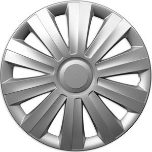 Wieldoppen Stix zilver - 16 inch - 4 stuks