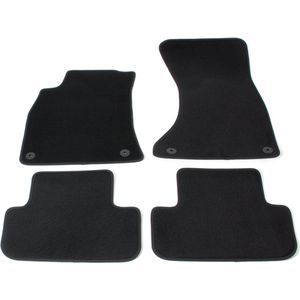 Automatten op maat - zwart velours - geschikt voor Audi A4 B8 2008-2016